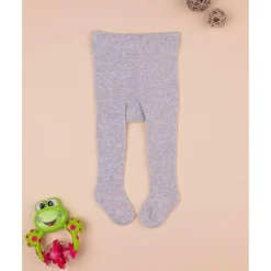 Online Pantimedias de algodón gris claro jaspeado Ropa Y Accesorios·Zapatos Y Calcetines|Recién Nacido·Ropa Y Accesorios
