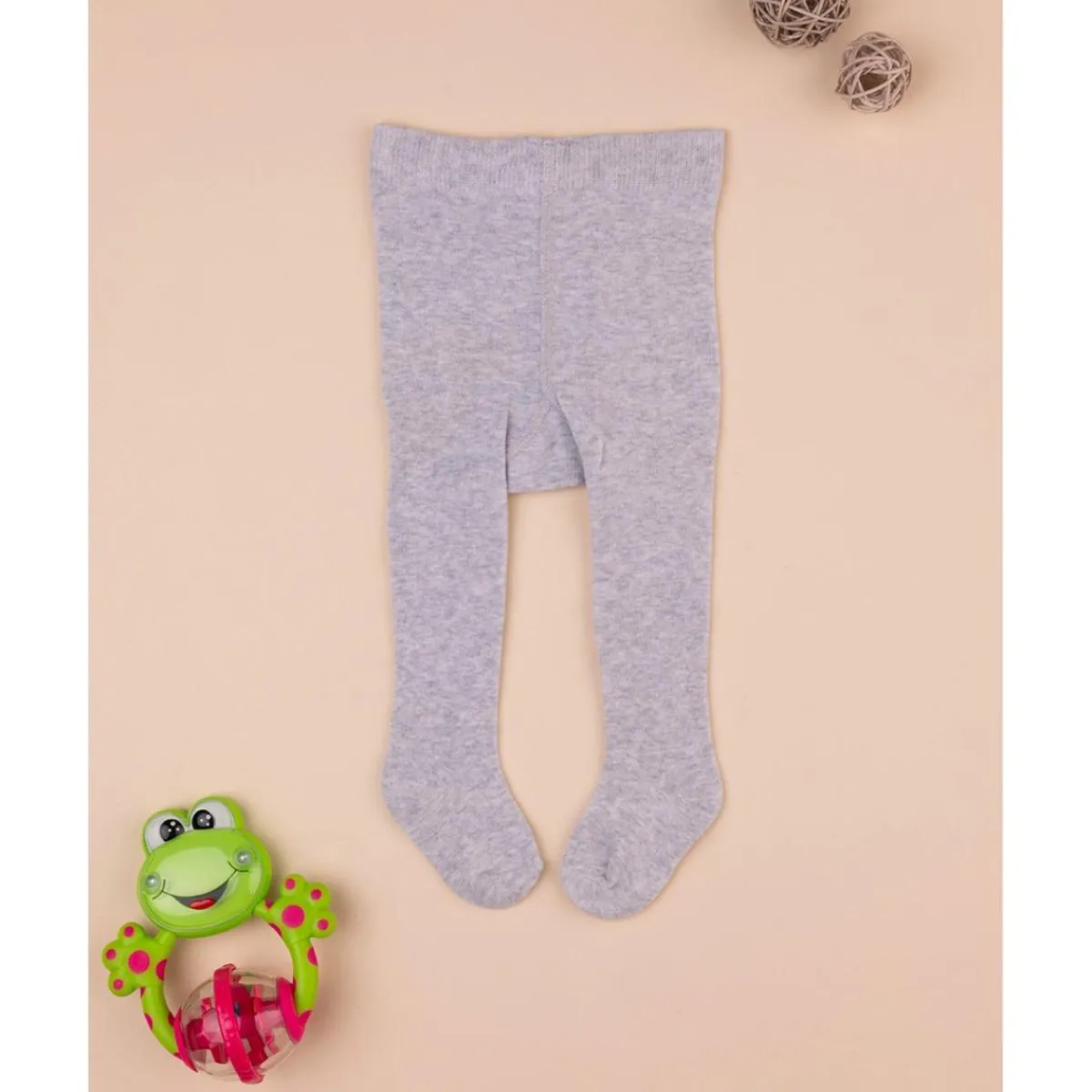 Online Pantimedias de algodón gris claro jaspeado Ropa Y Accesorios·Zapatos Y Calcetines|Recién Nacido·Ropa Y Accesorios