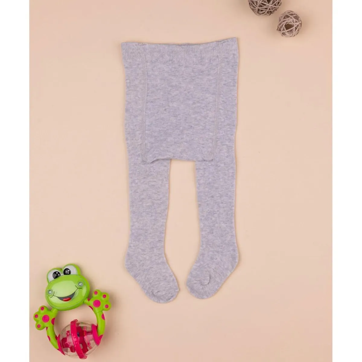 Online Pantimedias de algodón gris claro jaspeado Ropa Y Accesorios·Zapatos Y Calcetines|Recién Nacido·Ropa Y Accesorios