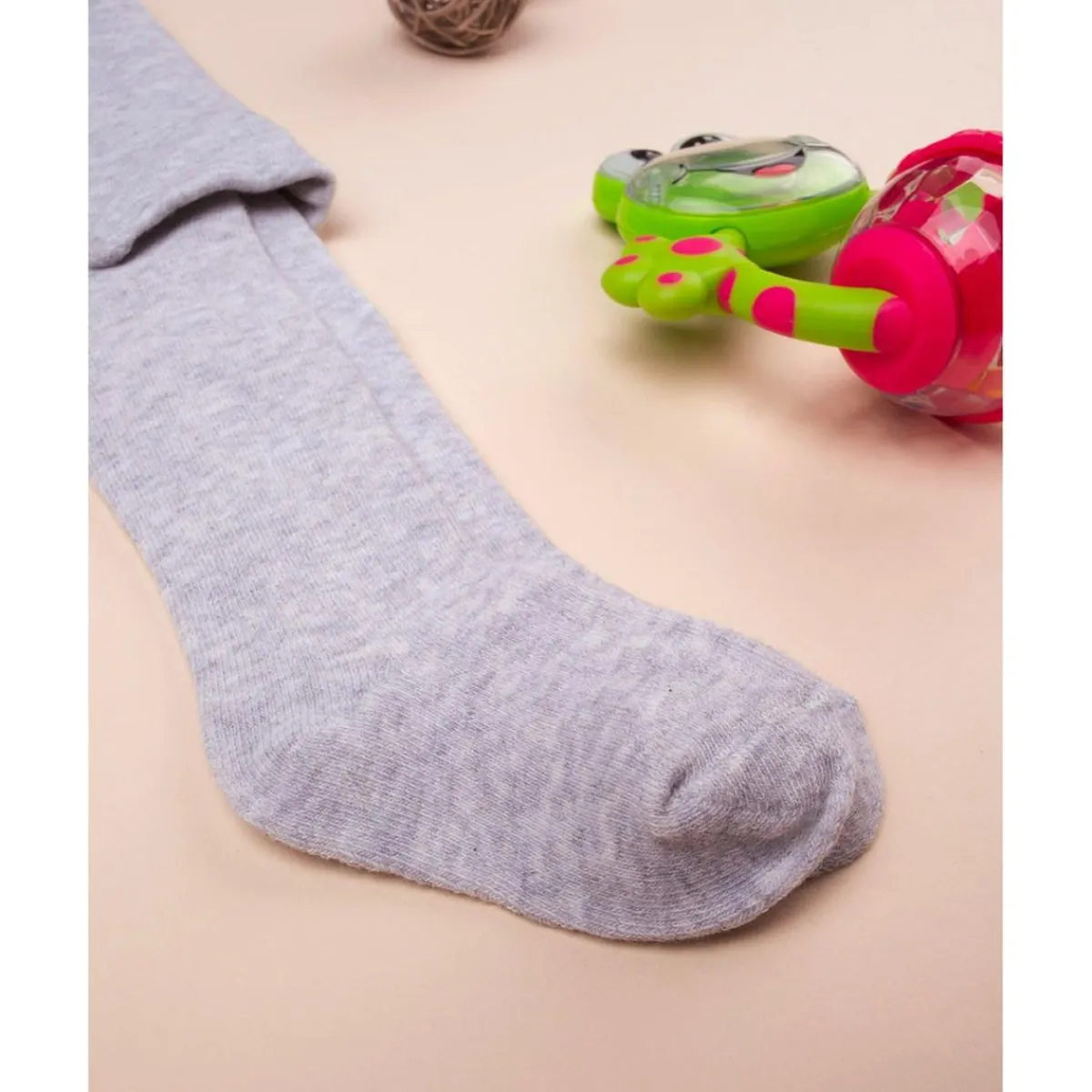 Online Pantimedias de algodón gris claro jaspeado Ropa Y Accesorios·Zapatos Y Calcetines|Recién Nacido·Ropa Y Accesorios