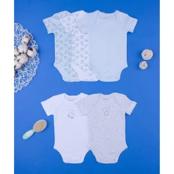 Paquete 5 body bimbo costina 'orsetto'*Prenatal Outlet