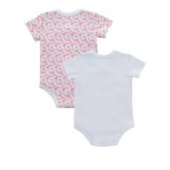 Paquete 2 body blanco y rosa claro*Prenatal New