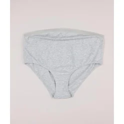 Paquete 2 pantalones premamá gris alto*Prenatal Outlet