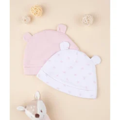 New Paquete 2 sombreros niña rosa Primeras Salidas·Gorros, Viseras Y Manoplas|Recién Nacido·Primeras Salidas