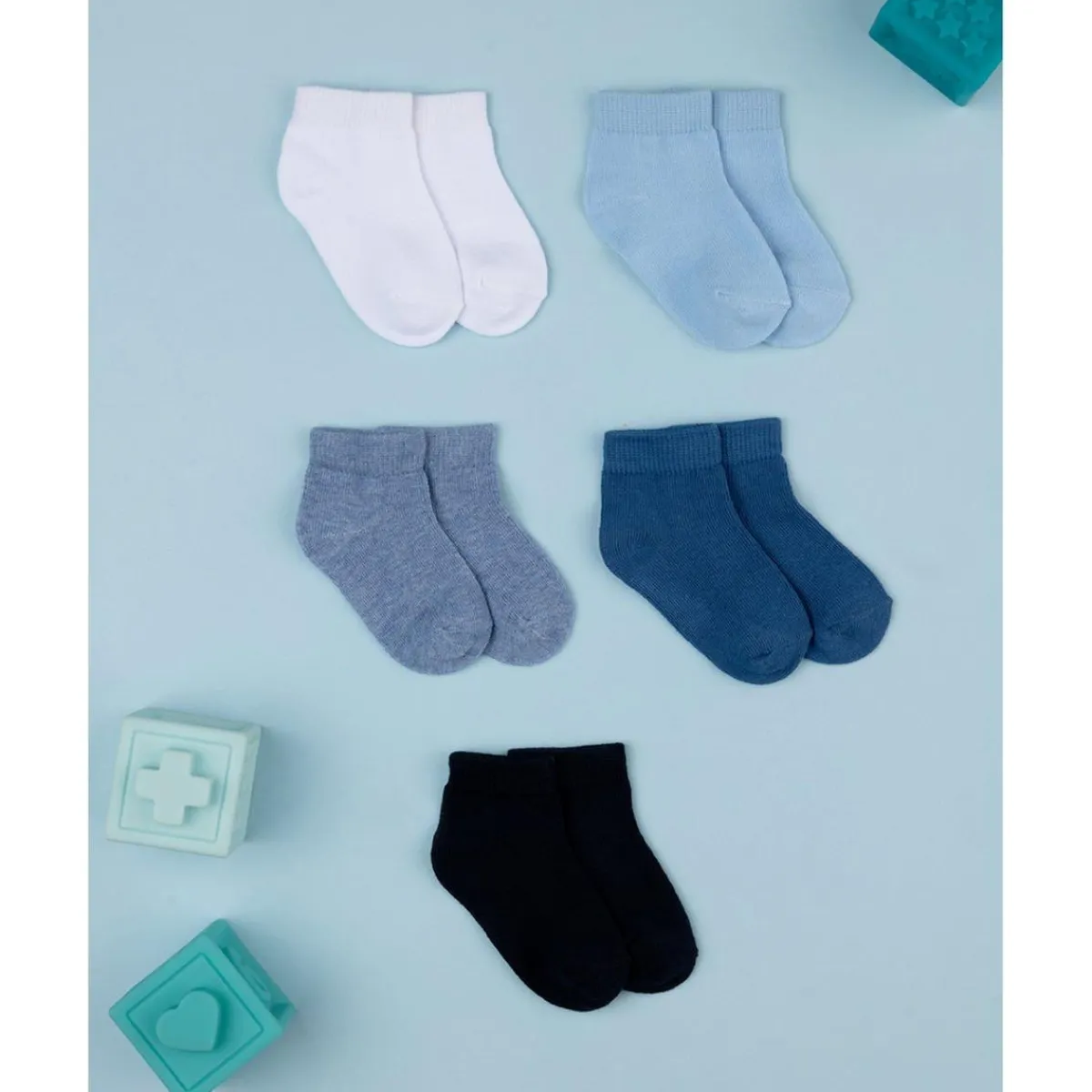 Paquete de 6 calcetines cortos para niño*Prenatal Hot