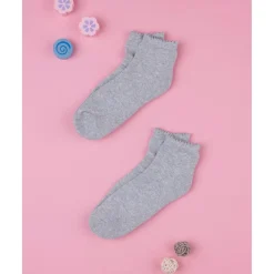 Clearance Paquete de 2 pares de calcetines cortos gris jaspeado Moda·Calcetines Y Medias|Premamá·Moda