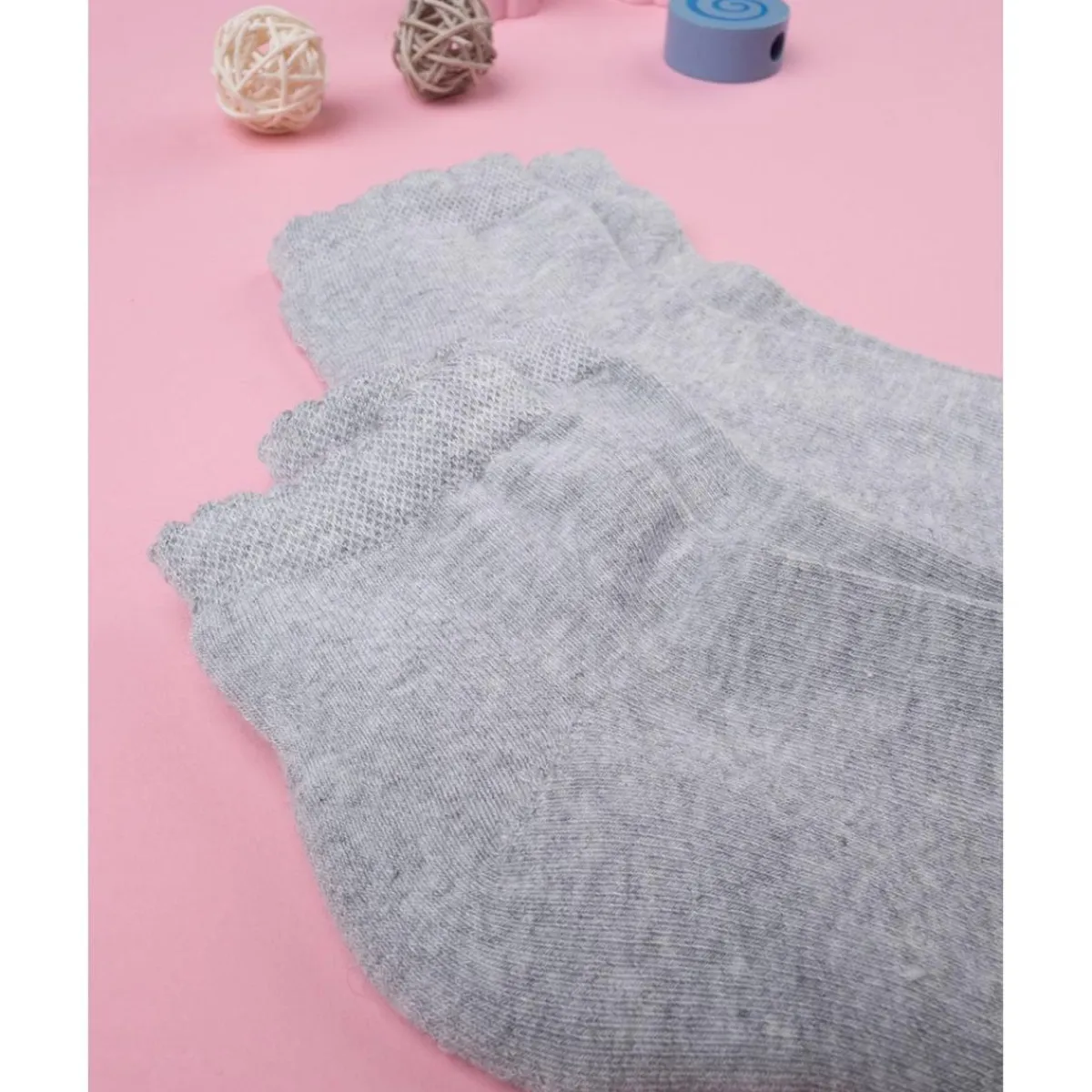 Clearance Paquete de 2 pares de calcetines cortos gris jaspeado Moda·Calcetines Y Medias|Premamá·Moda