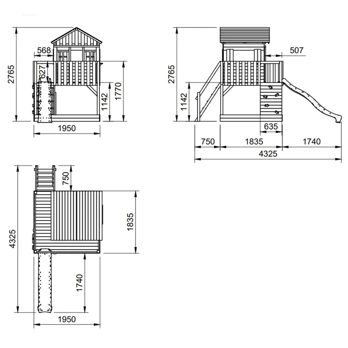 Parque infantil de madera Lollipop L*MASGAMES Sale
