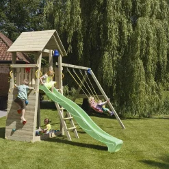 Parque juegos infantil de madera Belvedere XL con columpio doble*MASGAMES Clearance