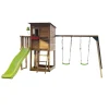 Parque juegos infantil de madera Taga escalada con columpio doble*MASGAMES Online