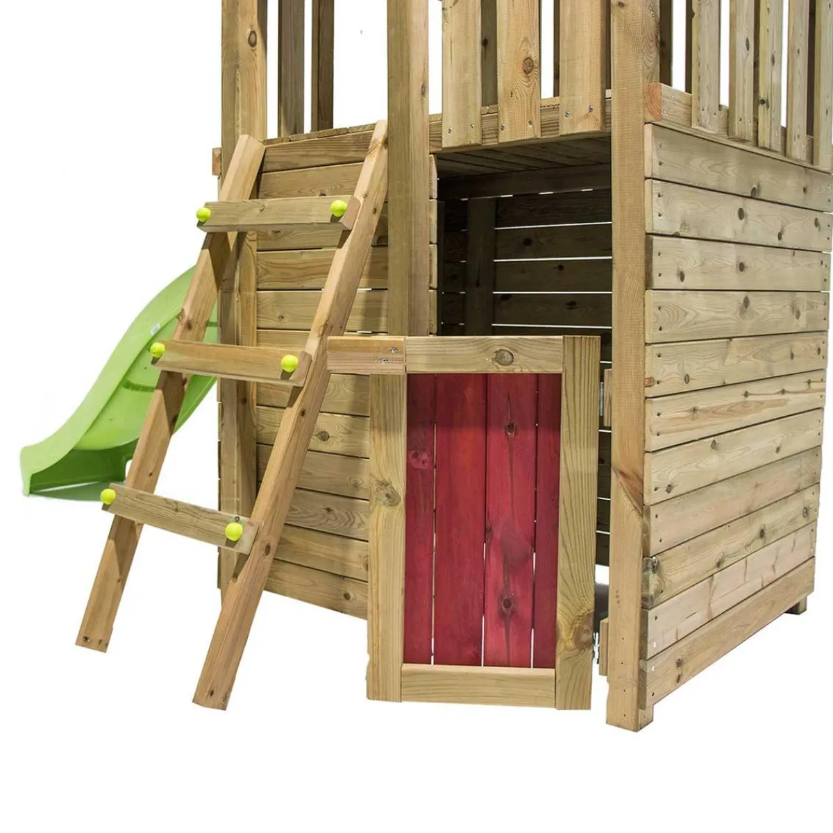 Parque juegos infantil de madera Tibidabo con casita*MASGAMES