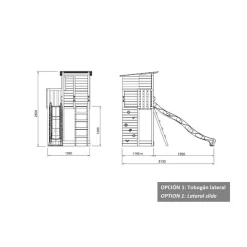 Parque juegos infantil de madera Taga*MASGAMES New