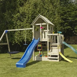 Parque juegos infantil de madera Penthouse XL con columpio doble*MASGAMES Hot