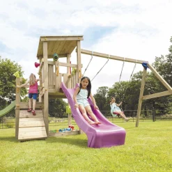 Parque juegos infantil de madera Cascade con columpio doble*MASGAMES Clearance