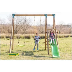 Parque juegos infantil de madera Milos con asiento para bebé*MASGAMES Sale
