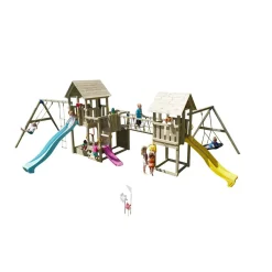 Clearance Parque juegos infantil de madera combinación Himalaya Columpios
