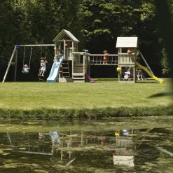 Clearance Parque juegos infantil de madera combinación Himalaya Columpios