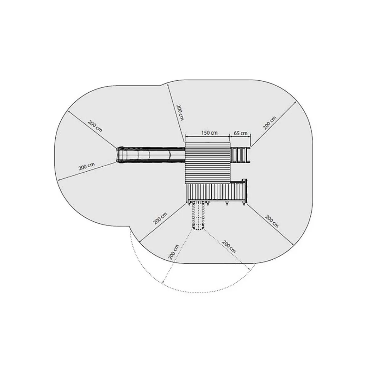 Parque juegos infantil de madera Penthouse XL*MASGAMES Discount