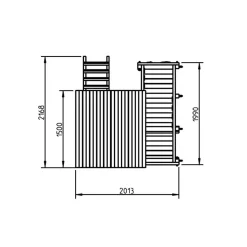 Parque juegos infantil de madera Penthouse XL*MASGAMES Discount