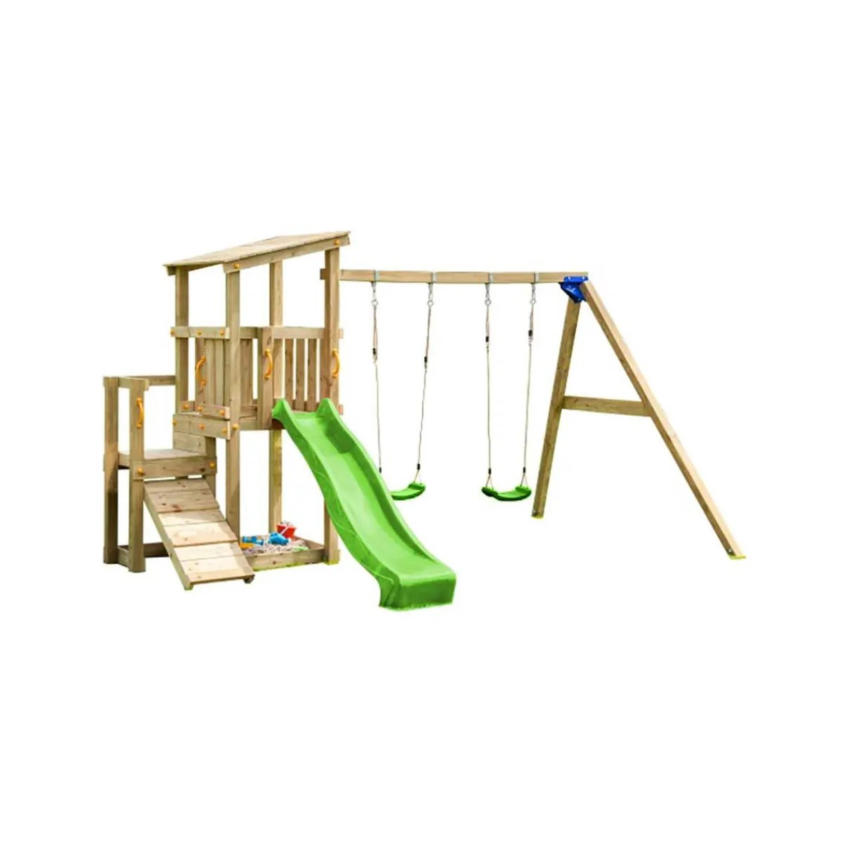 Parque juegos infantil de madera Mini Cascade con columpio doble*MASGAMES Outlet