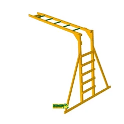 Parque juegos infantil de madera Teide XL con puente y columpio doble*MASGAMES Sale