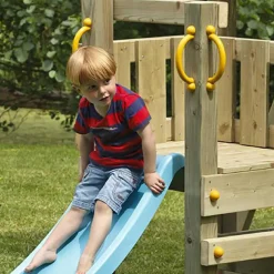 Parque juegos infantil de madera Teide XL con puente y columpio doble*MASGAMES Sale