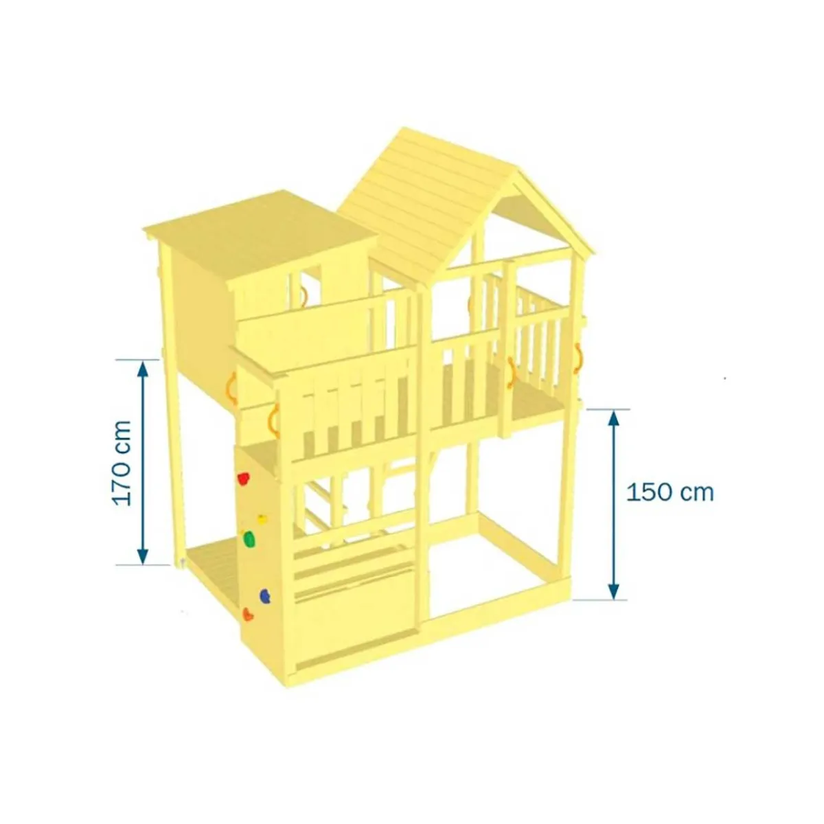 Parque juegos infantil de madera Palazzo XL*MASGAMES Discount