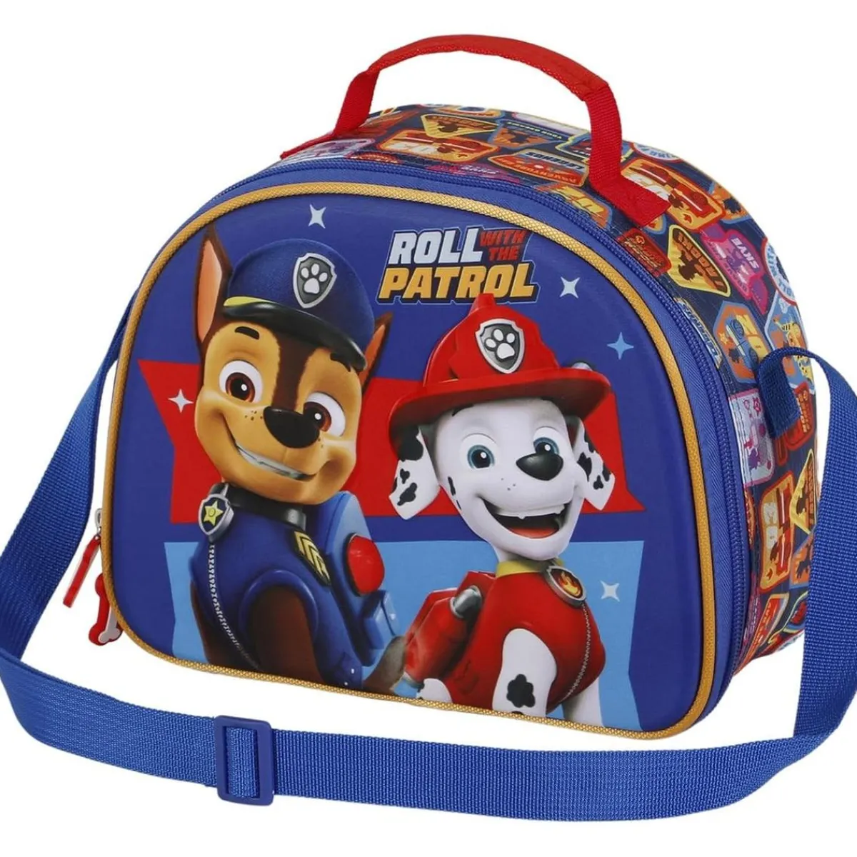Patrulla Canina - Bolsa portamerienda 3D multicolor ㅤ*KARACTER MANIA Best