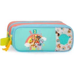 Hot Patrulla Canina - Estuche 2 compartimentos Material Escolar