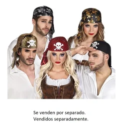 Outlet Pañuelo pirata adulto (varios modelos) Disfraces|Halloween