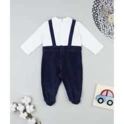 Pelele bebé azul Navidad*Prenatal Best