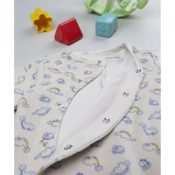 Pelele beige de niño con dinosaurios*Prenatal