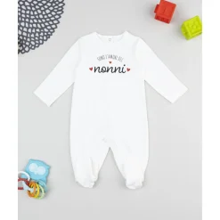 Online Pelele blanco 'nonni' Ropa Y Accesorios·Peleles|Recién Nacido·Ropa Y Accesorios