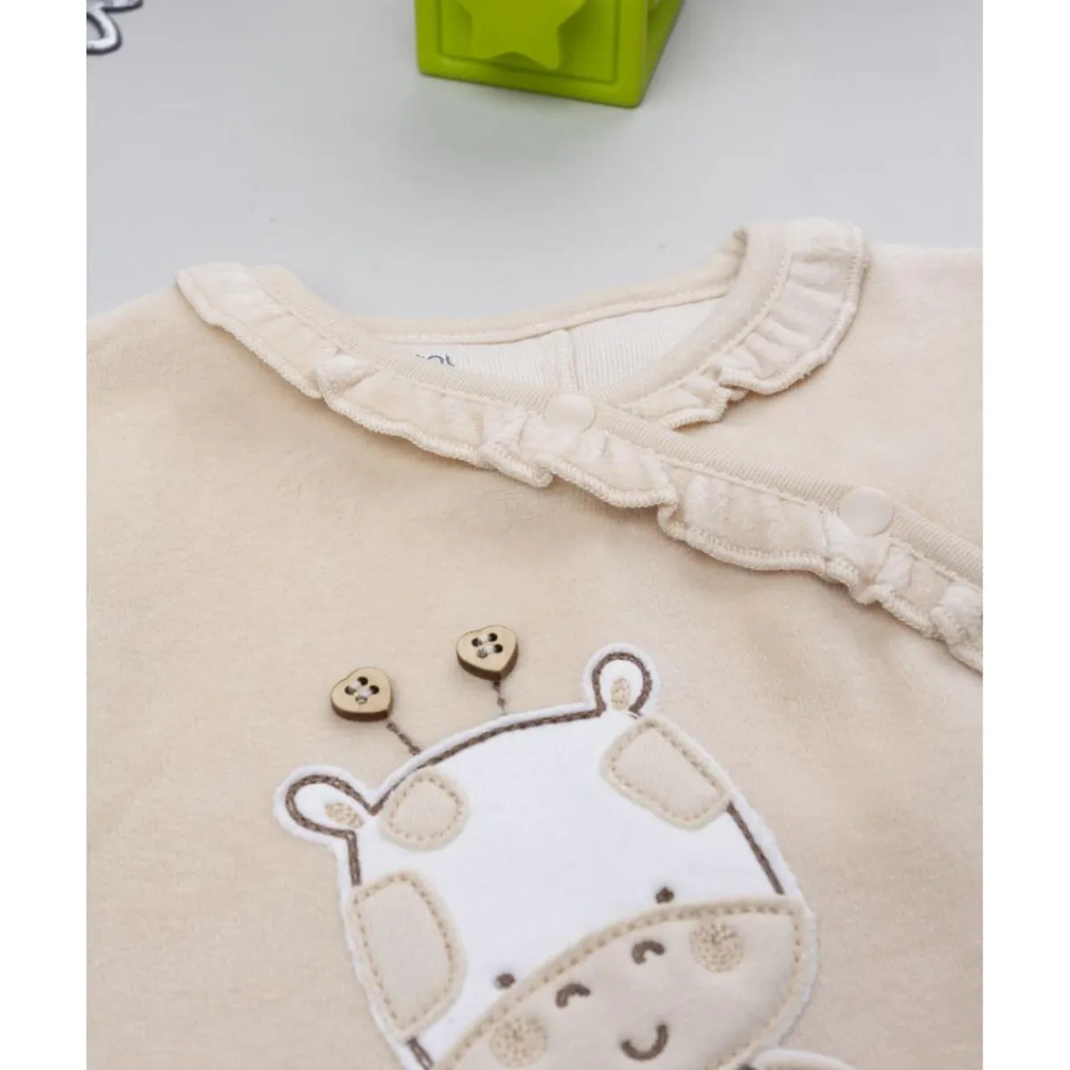 Sale Pelele terciopelo jirafa Ropa Y Accesorios·Peleles|Recién Nacido·Ropa Y Accesorios