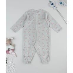 Pelele verde de niña con unicornios*Prenatal