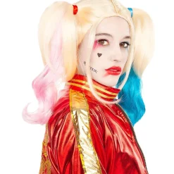 Best Peluca Harley Quinn Escuadrón Suicida Disfraces|Halloween