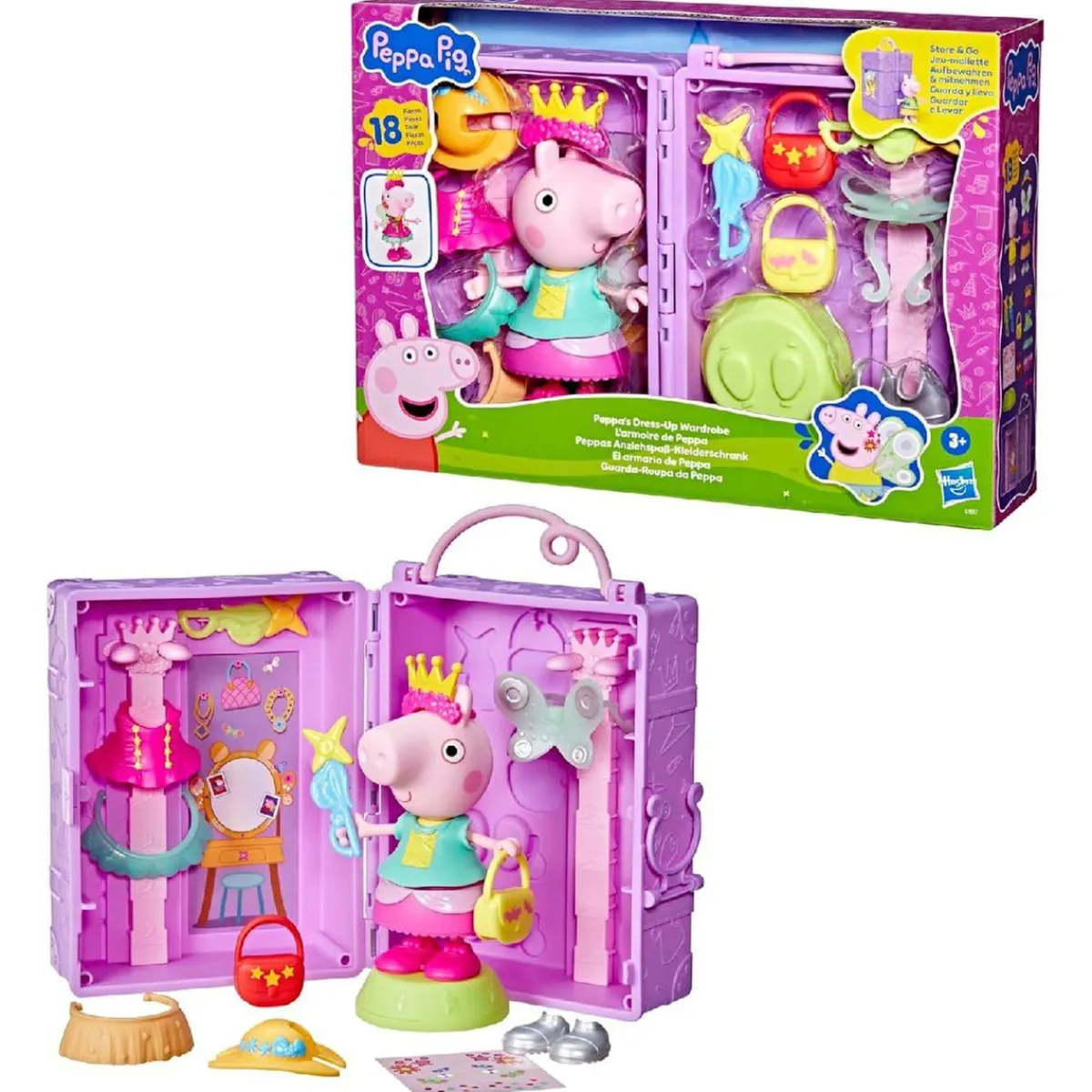 Online Peppa Pig - El armario de Peppa Coleccionables Y Mini Mundos