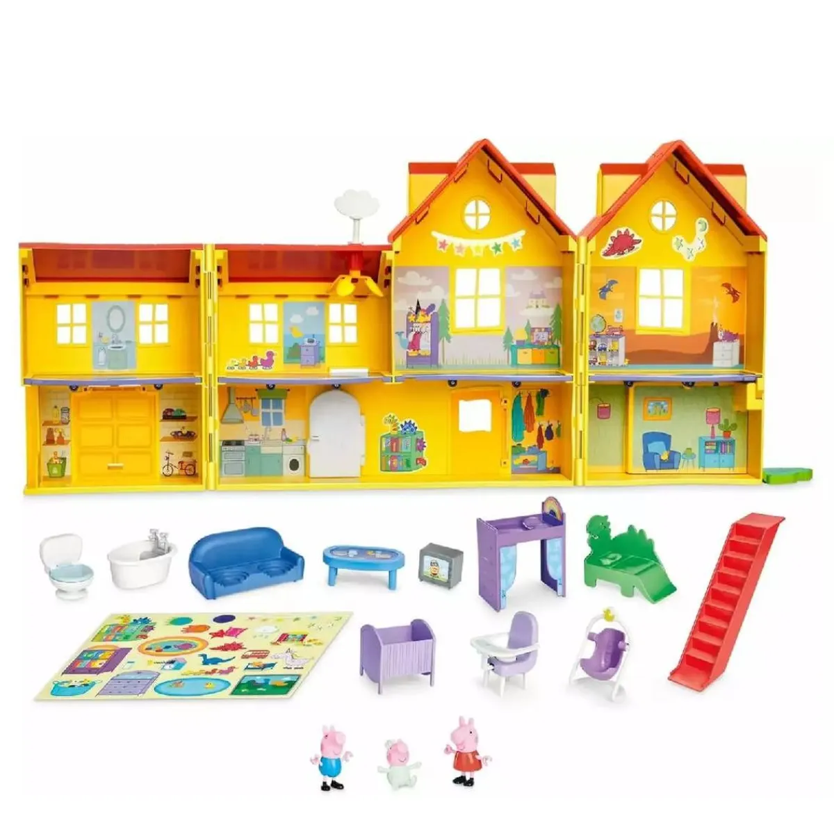 Sale Peppa Pig - La Gran Casa Familiar de Peppa Coleccionables Y Mini Mundos