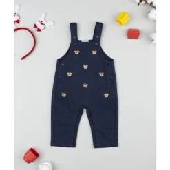 Outlet Peto azul niño con renos bordados Recién Nacido·Ropa Y Accesorios|Ropa Y Accesorios·Pantalones Y Petos