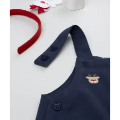 Outlet Peto azul niño con renos bordados Recién Nacido·Ropa Y Accesorios|Ropa Y Accesorios·Pantalones Y Petos