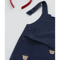 Outlet Peto azul niño con renos bordados Recién Nacido·Ropa Y Accesorios|Ropa Y Accesorios·Pantalones Y Petos