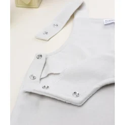 Peto bebé marrón claro con parche osito*Prenatal Clearance