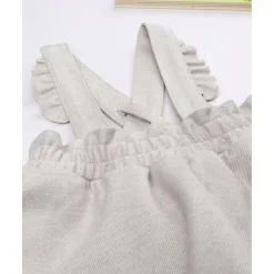 Peto con falda niña beige con bordados Recién Nacido·Ropa Y Accesorios|Ropa Y Accesorios·Vestidos