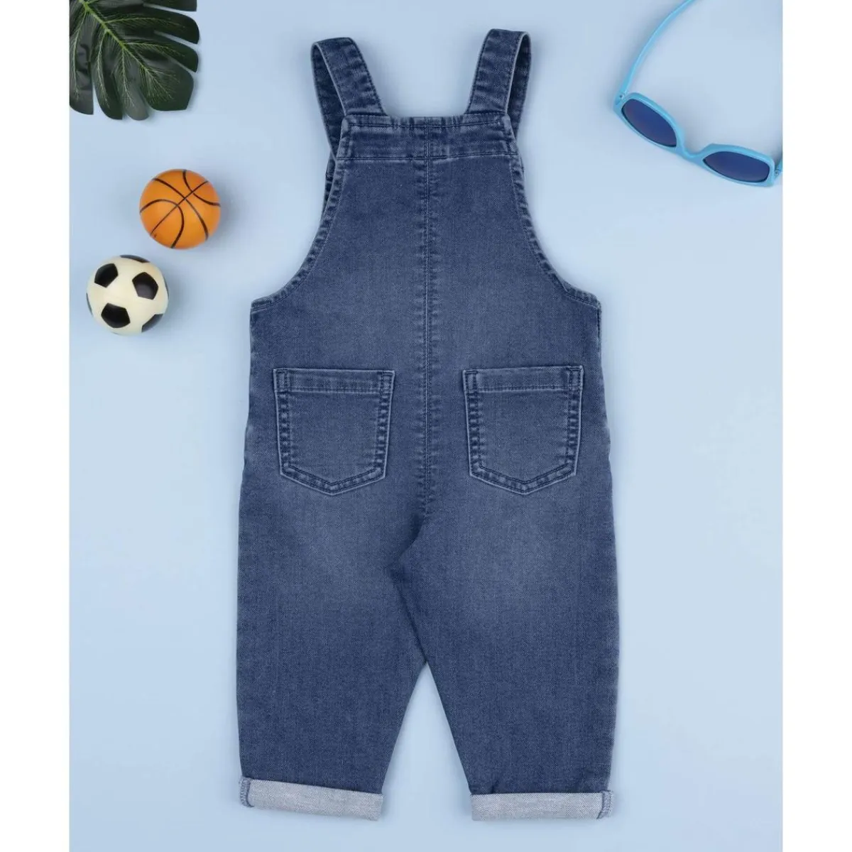Peto vaquero para niño en denim azul*Prenatal Best