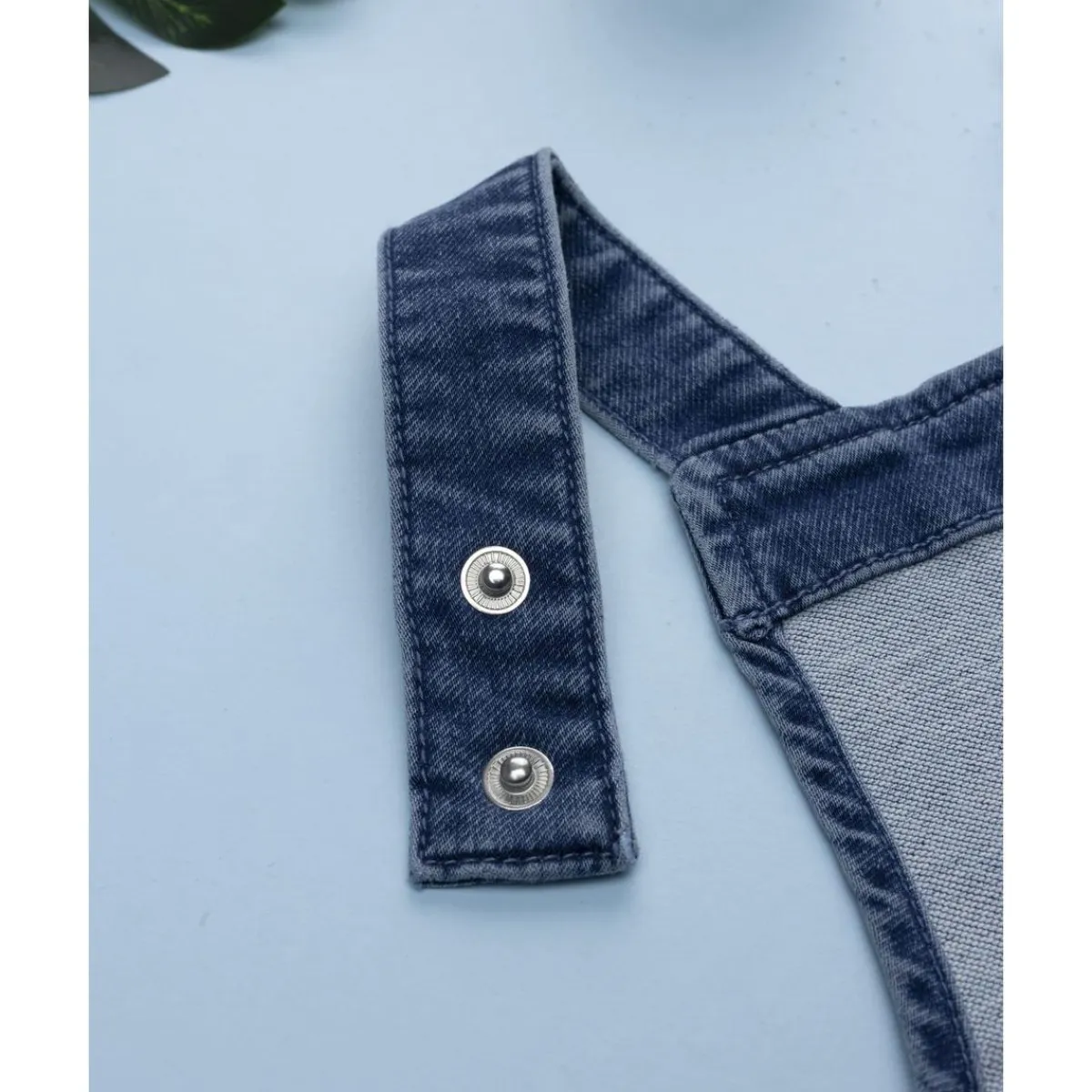 Peto vaquero para niño en denim azul*Prenatal Best
