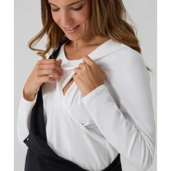 Outlet Petos premamá negros para embarazo y lactancia Premamá·Moda|Moda·Pantalones, Faldas Y Leggins