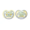 Philips - 2 chupetes Ultra Air Night - León y Nuves*AVENT Discount