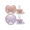 Philips - Chupetes ultra suaves 0-6 meses color morado/rosa (2 unidades)*AVENT Discount