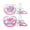 Hot Philips - Pack 2 chupetes ultra air collection 0-6m rosa - Mamá Biberones Y Chupetes·Chupetes