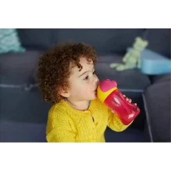 - Vaso rosa con pajita 300 ml +12 meses*PHILIPS AVENT Clearance